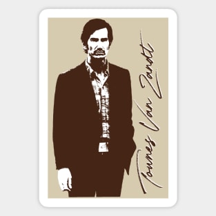 Townes Van Zandt Magnet